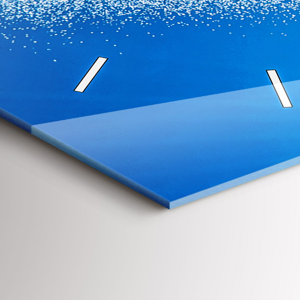 Zegar szklany pionowy Surfing na Hawajach