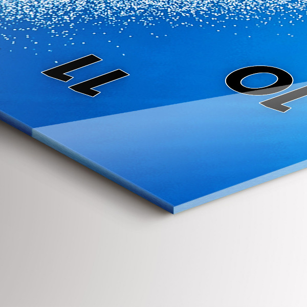 Zegar szklany pionowy Surfing na Hawajach