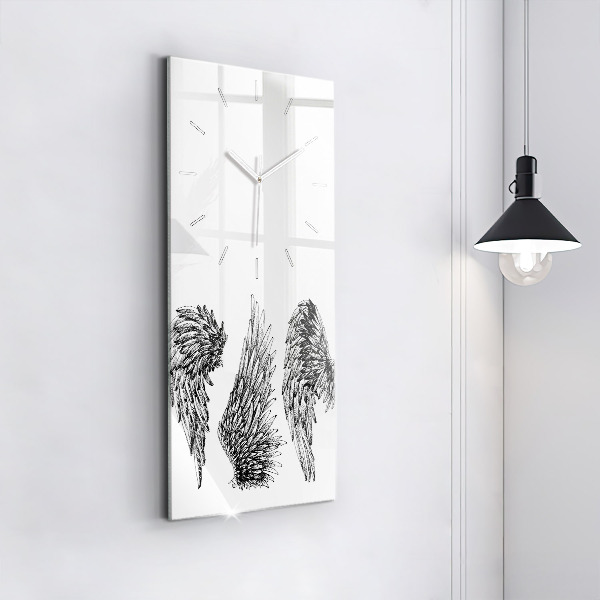 Zegar ścienny pionowy Skrzydła anioła