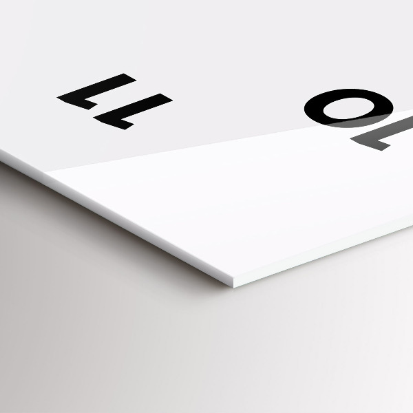 Zegar ścienny pionowy Abstrakcyjne pasma górskie