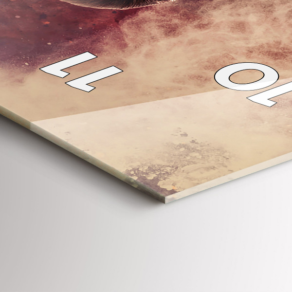 Zegar ścienny pionowy Kobieta i rower