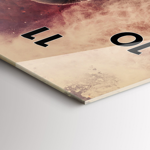 Zegar ścienny pionowy Kobieta i rower