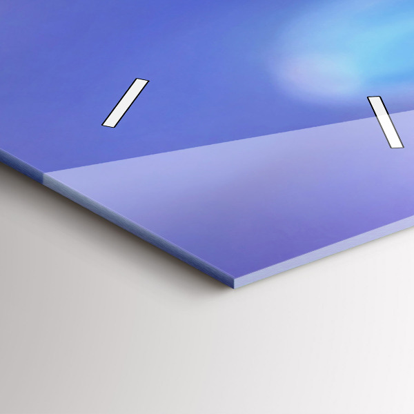 Zegar ścienny pionowy Motyl na trawie