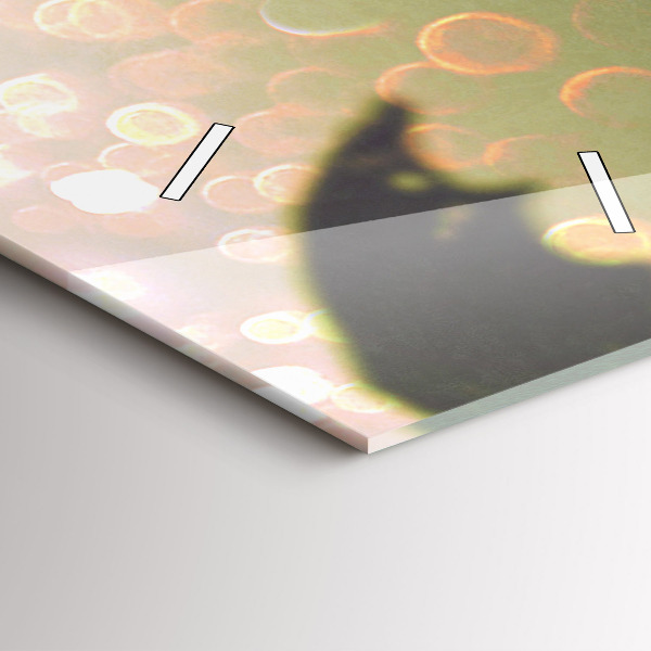 Zegar ścienny pionowy Ludzie z parasolami