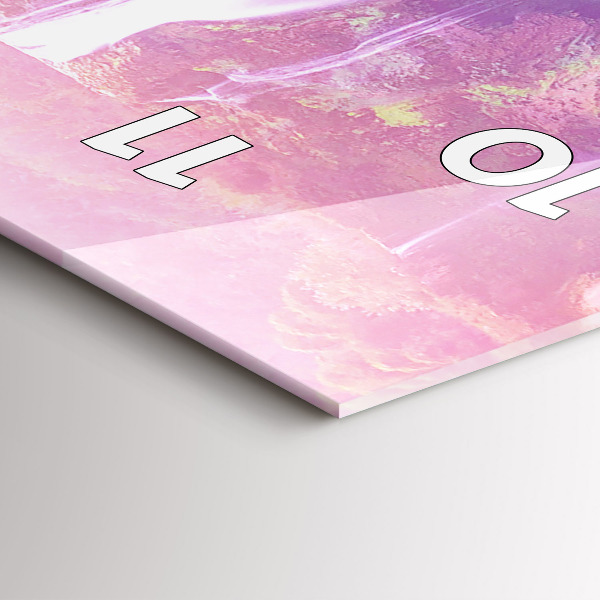 Zegar ścienny pionowy Wodospad Jiulong Chiny