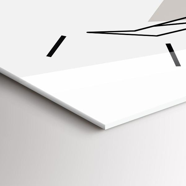 Zegar ścienny pionowy Renifer styl skandynawski