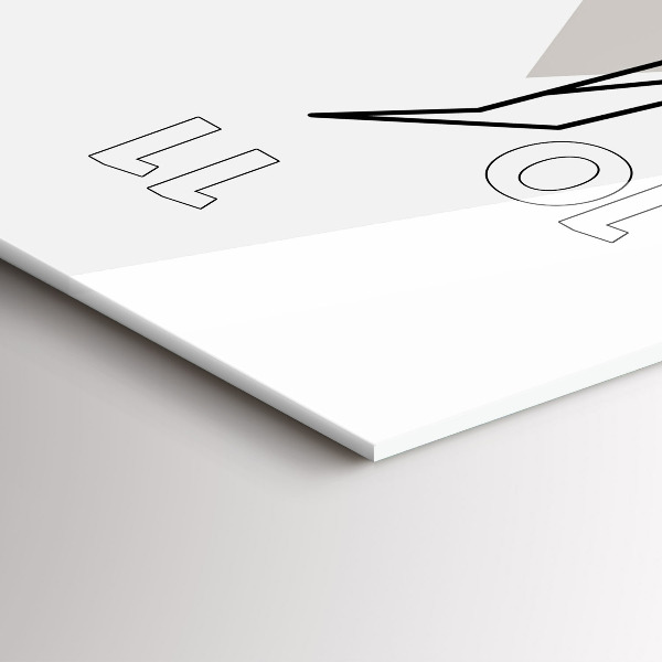 Zegar ścienny pionowy Renifer styl skandynawski