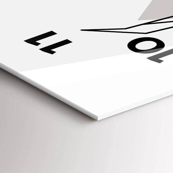 Zegar ścienny pionowy Renifer styl skandynawski