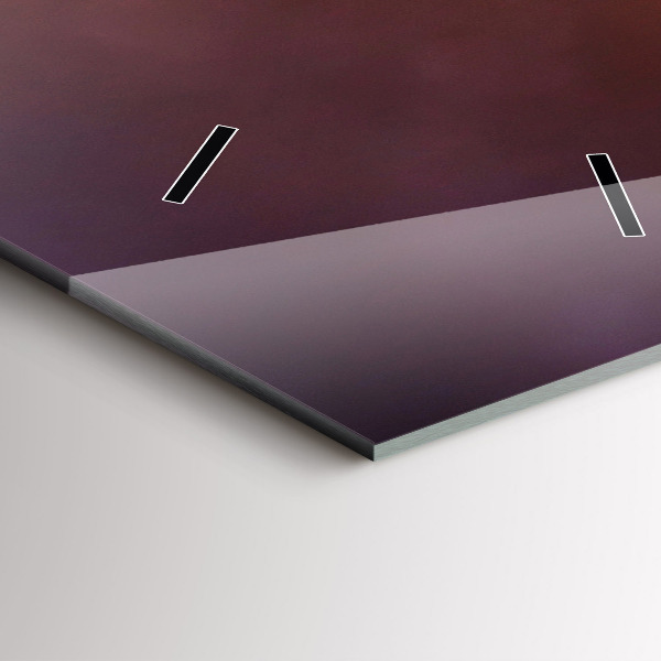 Zegar ścienny pionowy Łódka i zachód słońca