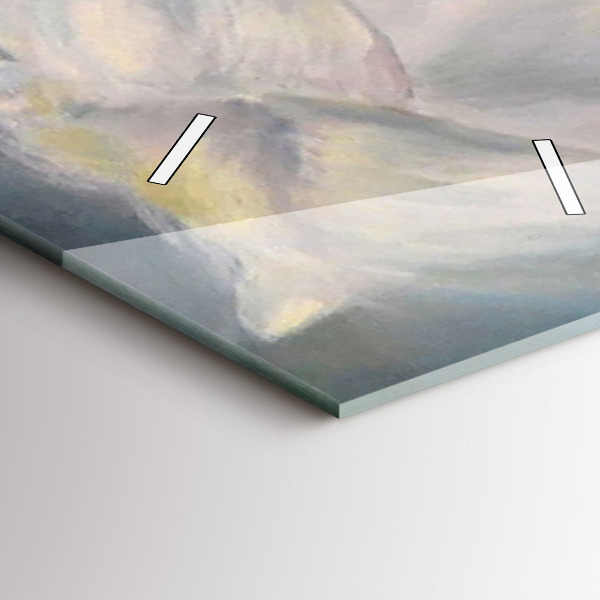 Zegar ścienny pionowy Piękna kobieta z koniem