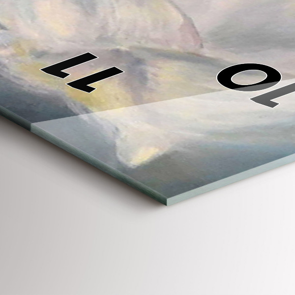 Zegar ścienny pionowy Piękna kobieta z koniem