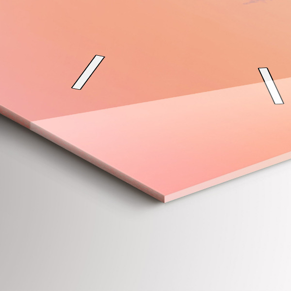 Zegar ścienny pionowy Las we mgle