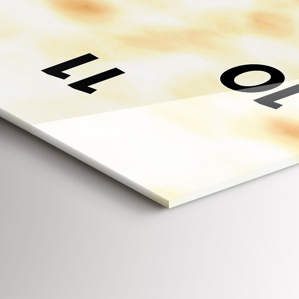 Zegar szklany pionowy Roślina w suchej ziemi