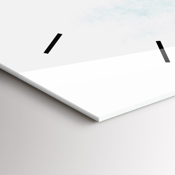 Zegar ścienny pionowy Zimowy las