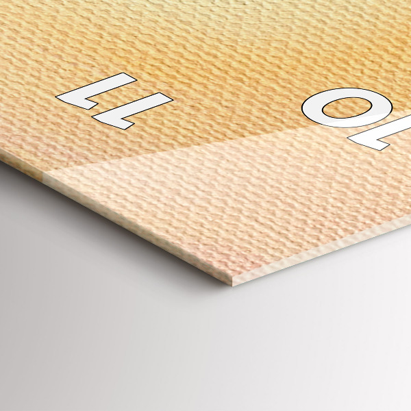 Zegar ścienny pionowy Choinka i most