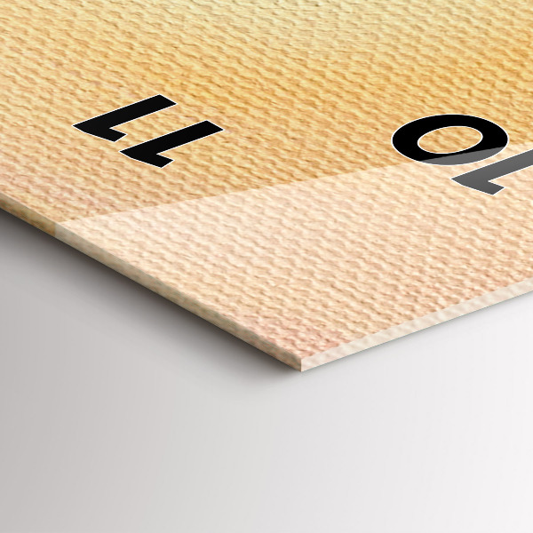 Zegar ścienny pionowy Choinka i most