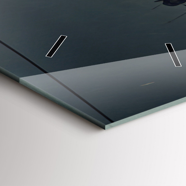 Zegar ścienny pionowy Apokaliptyczny budynek