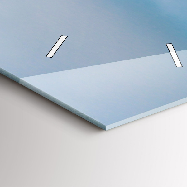 Zegar ścienny pionowy Głowa żyrafy na tle nieba