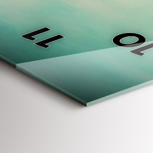 Zegar szklany pionowy Chińskie fantasy