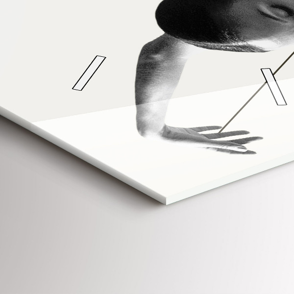 Zegar ścienny pionowy Abstrakcja kobieta tancerka