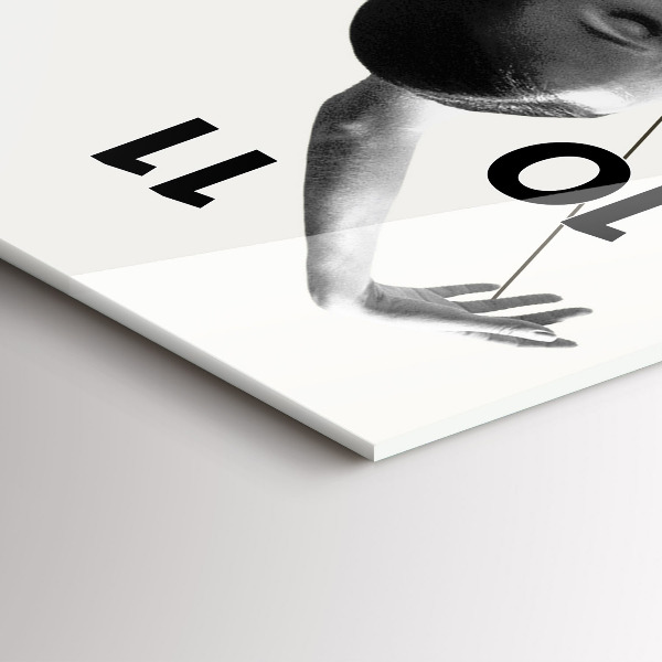 Zegar ścienny pionowy Abstrakcja kobieta tancerka