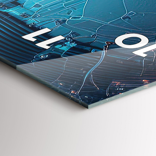 Zegar ścienny pionowy Sztuczna inteligencja