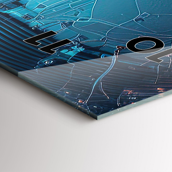 Zegar ścienny pionowy Sztuczna inteligencja