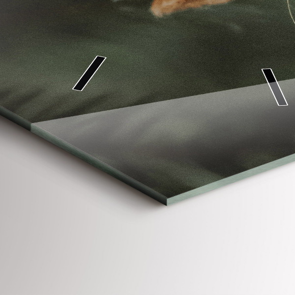 Zegar ścienny pionowy Wiewiórka i dzika natura