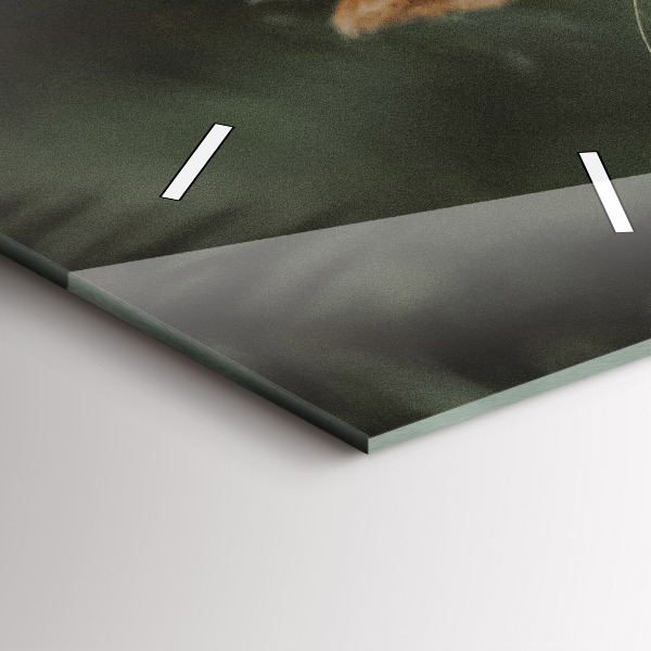 Zegar ścienny pionowy Wiewiórka i dzika natura