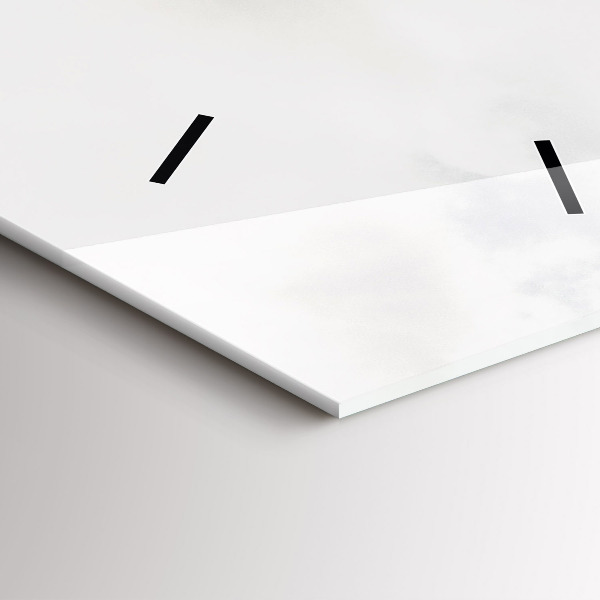 Zegar ścienny pionowy Widok na góry