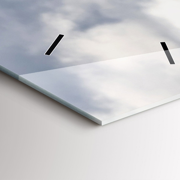 Zegar ścienny pionowy Koza w Dolinie Aosta