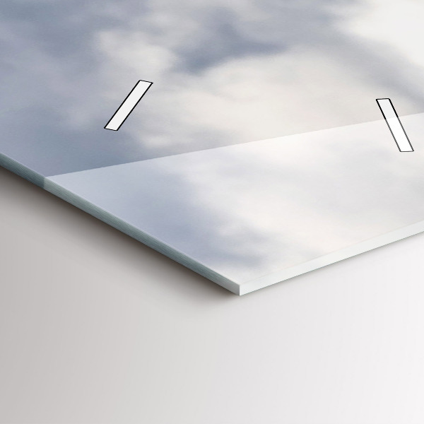 Zegar ścienny pionowy Koza w Dolinie Aosta