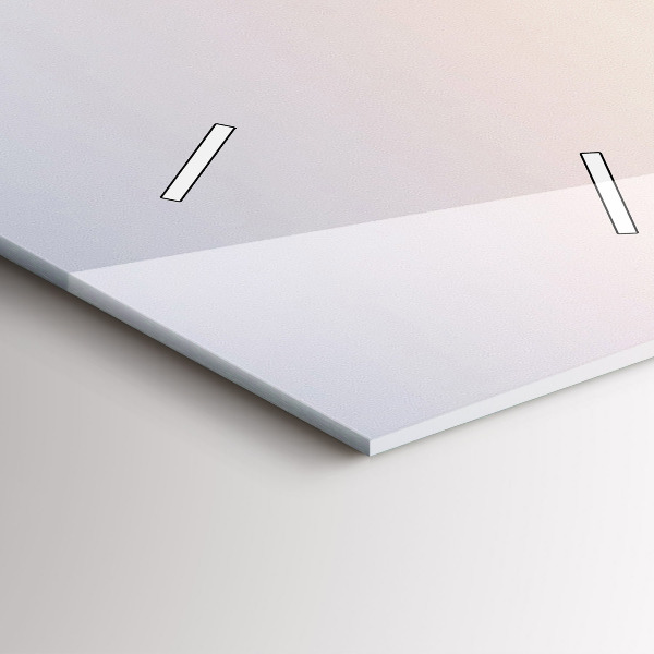 Zegar ścienny pionowy Panorama Warszawy