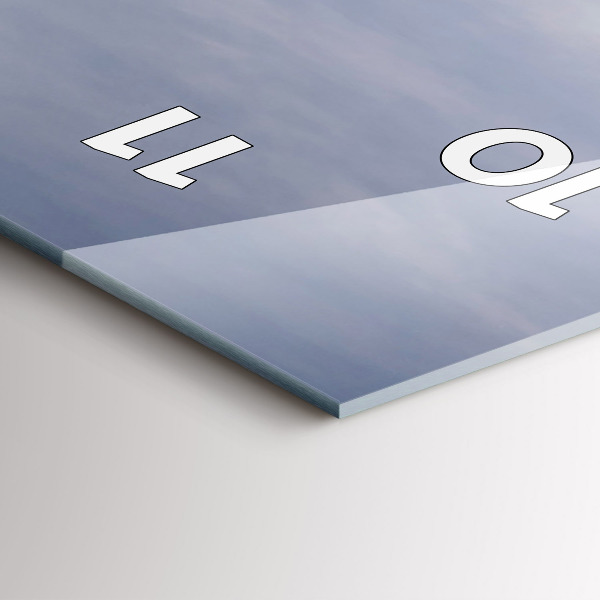 Zegar ścienny pionowy Barcelona Surfer