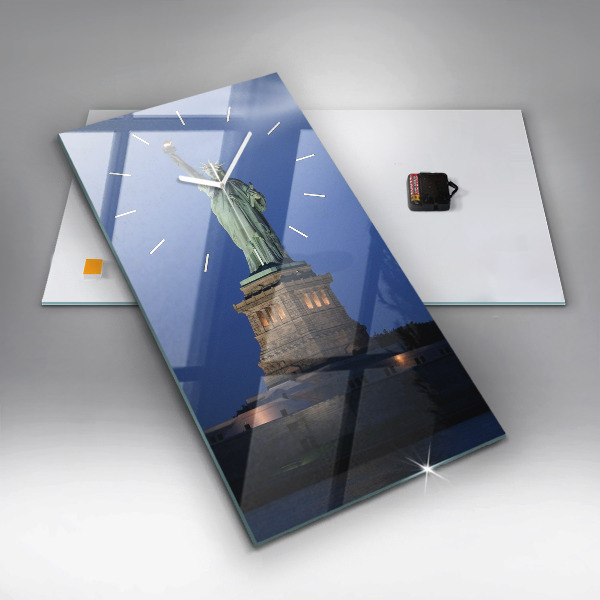 Zegar ścienny pionowy Statua Wolności Nowy Jork