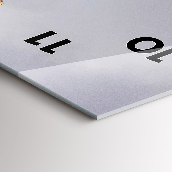 Zegar ścienny pionowy Zamek Disneyland w Paryżu