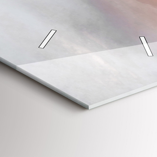 Zegar ścienny pionowy Miasta o zachodzie słońca