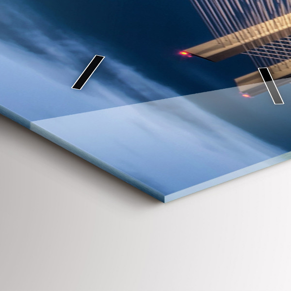 Zegar szklany pionowy Most Rędziński Wrocław