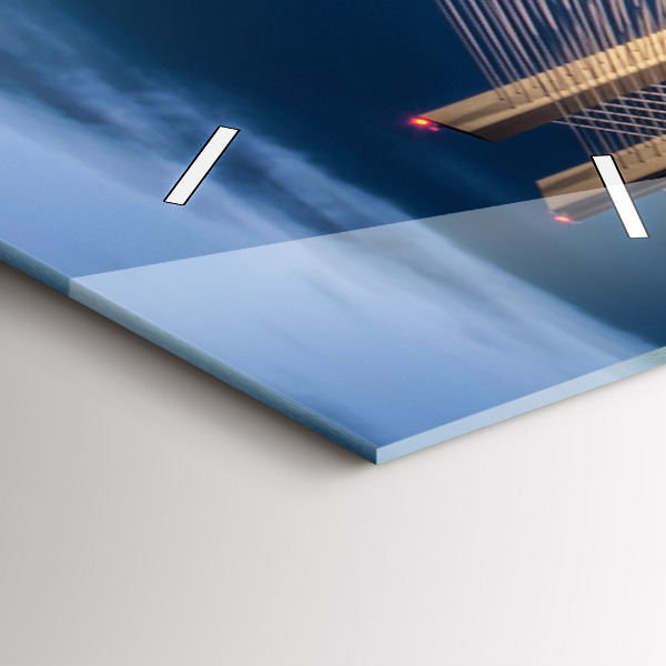 Zegar szklany pionowy Most Rędziński Wrocław