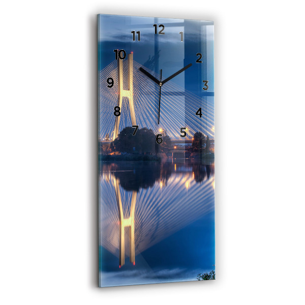 Zegar szklany pionowy Most Rędziński Wrocław