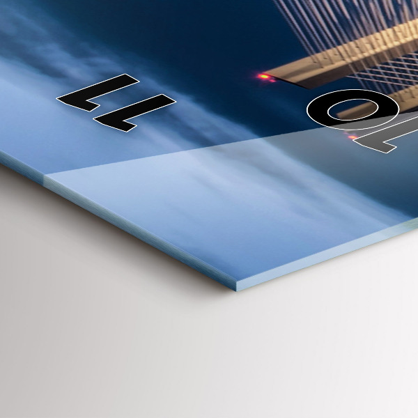 Zegar szklany pionowy Most Rędziński Wrocław