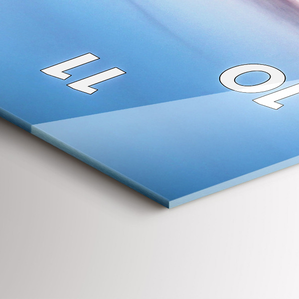 Zegar szklany pionowy Wrocław z drona