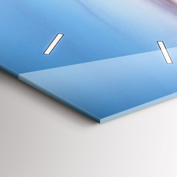 Zegar szklany pionowy Wrocław z drona