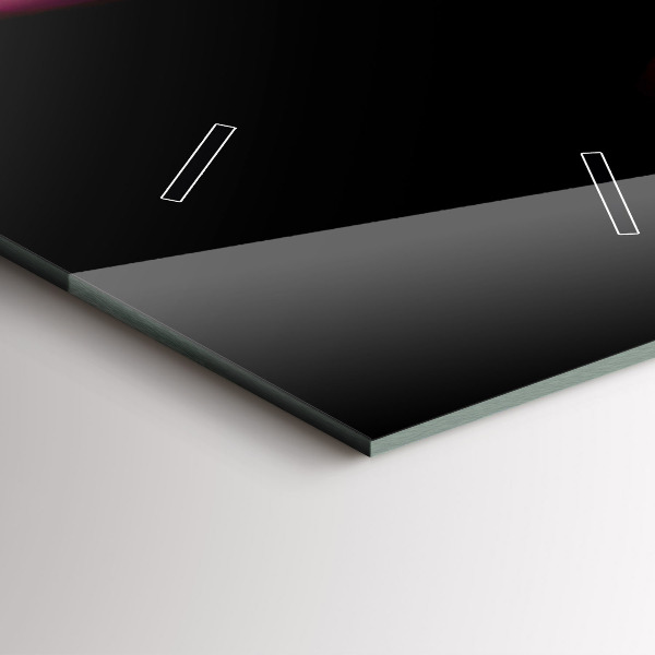 Zegar szklany pionowy Wrocławska fontanna nocą