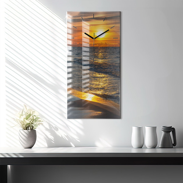 Zegar ścienny pionowy Władysławowo Morze Bałtyckie