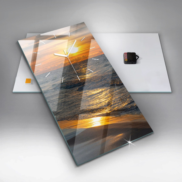 Zegar ścienny pionowy Władysławowo Morze Bałtyckie