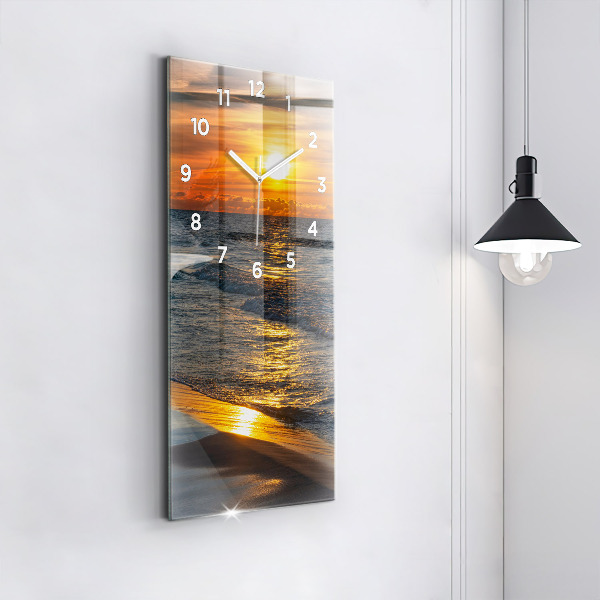 Zegar ścienny pionowy Władysławowo Morze Bałtyckie
