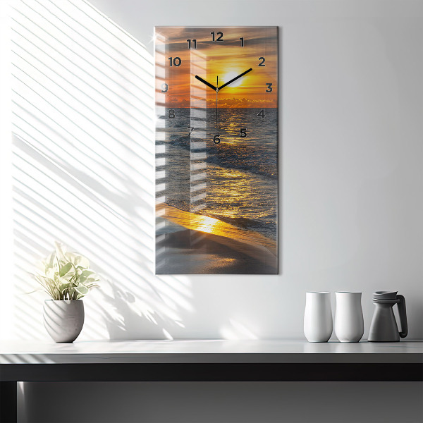 Zegar ścienny pionowy Władysławowo Morze Bałtyckie