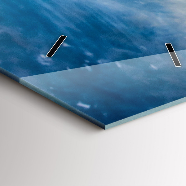 Zegar szklany pionowy Wschód słońca Morze Bałtyckie