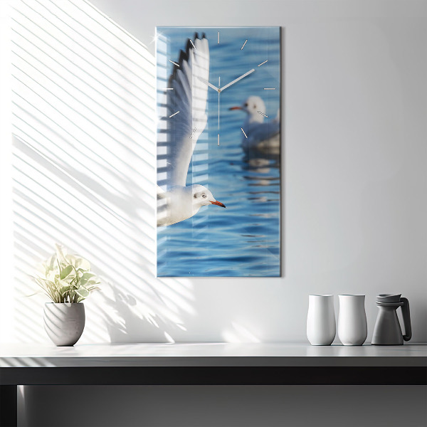 Zegar ścienny pionowy Mewy w Gdyni